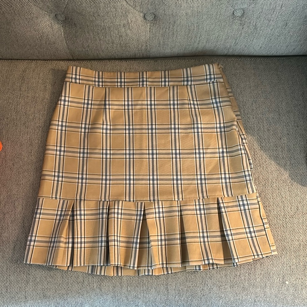 PLAID MINI SKIRT SIZE MEDIUM